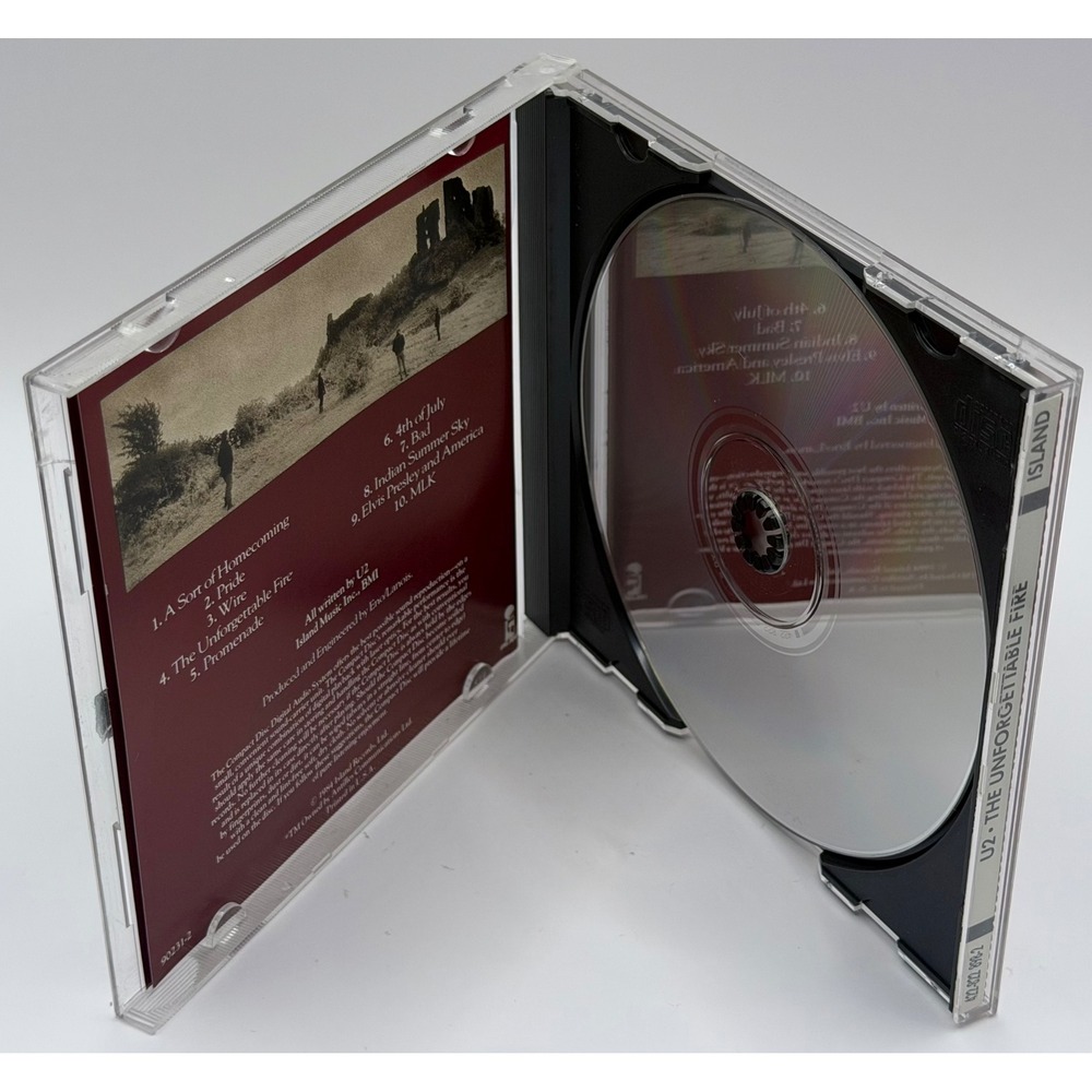 U2 The Unforgettable Fire CD 1984 Island Records
